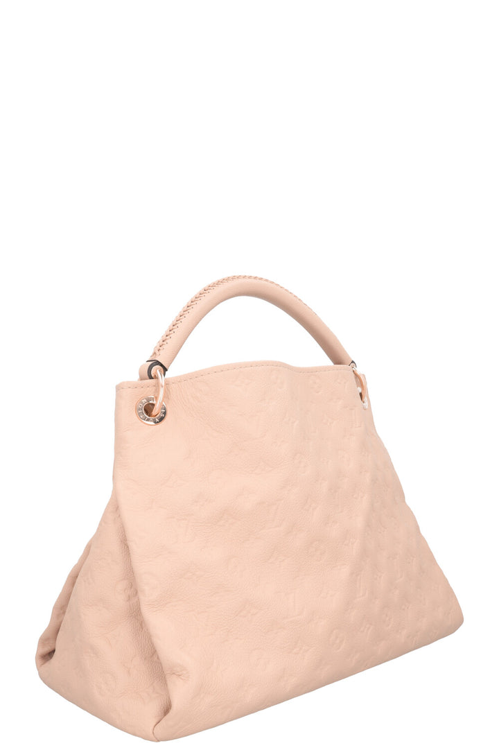 LOUIS VUITTON Artsy MM Empreinte Leather Cream