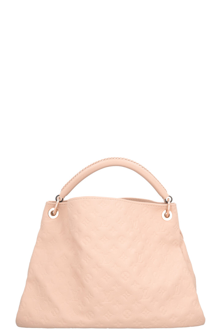 LOUIS VUITTON Artsy MM Empreinte Leather Cream