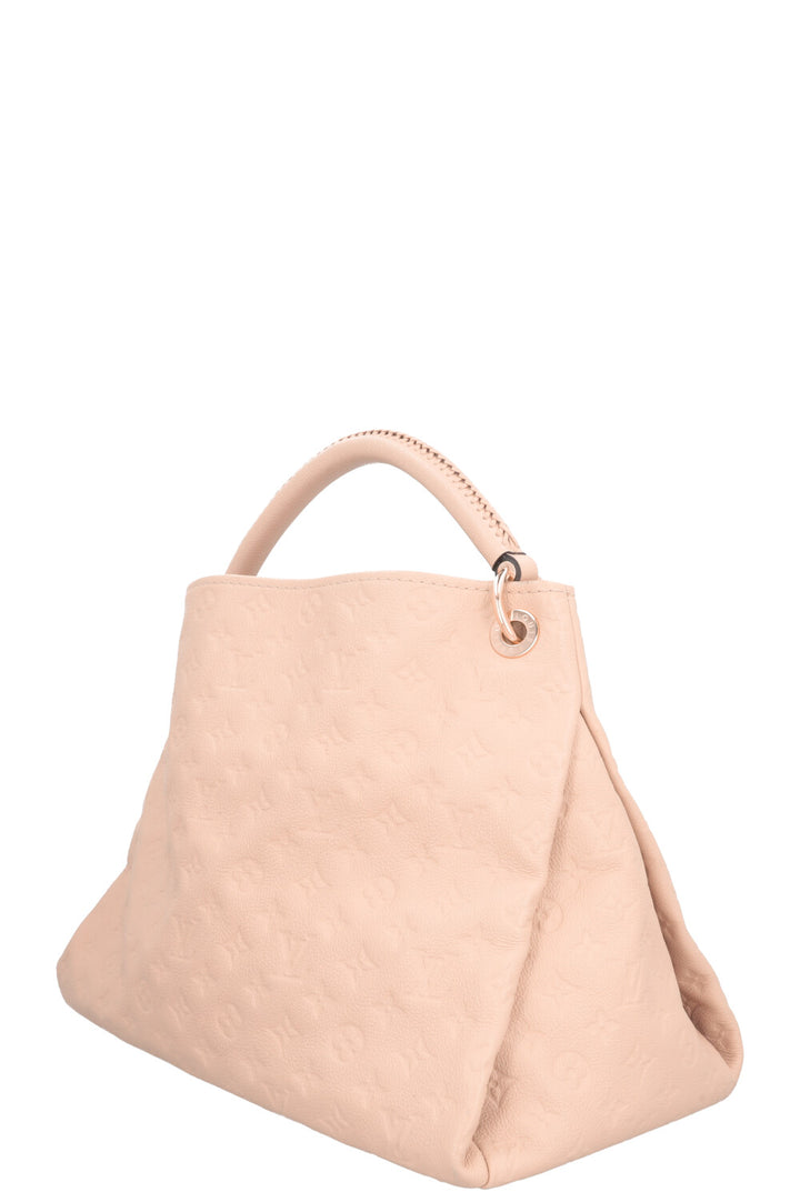 LOUIS VUITTON Artsy MM Empreinte Leather Cream
