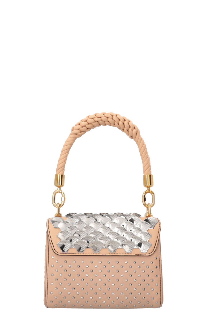 LOUIS VUITTON Braided Handle Twist Special Edition Bag Nude