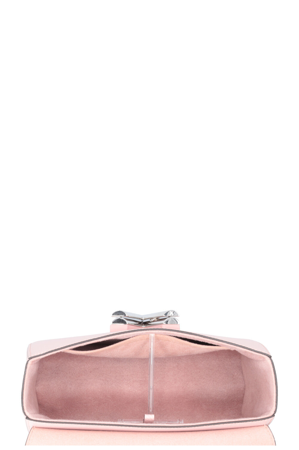 LOUIS VUITTON Twist MM Tressé Epi Rose Blanc