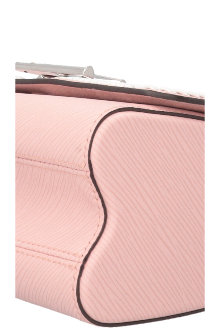 LOUIS VUITTON Twist MM Tressé Epi Rose Blanc
