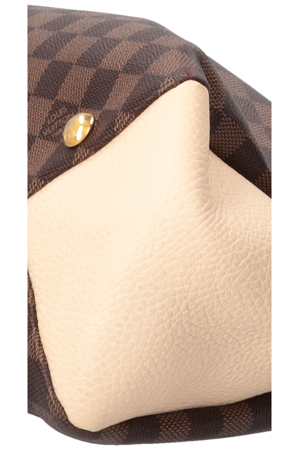 LOUIS VUITTON Brittany Satchel Canvas Damier Ebene