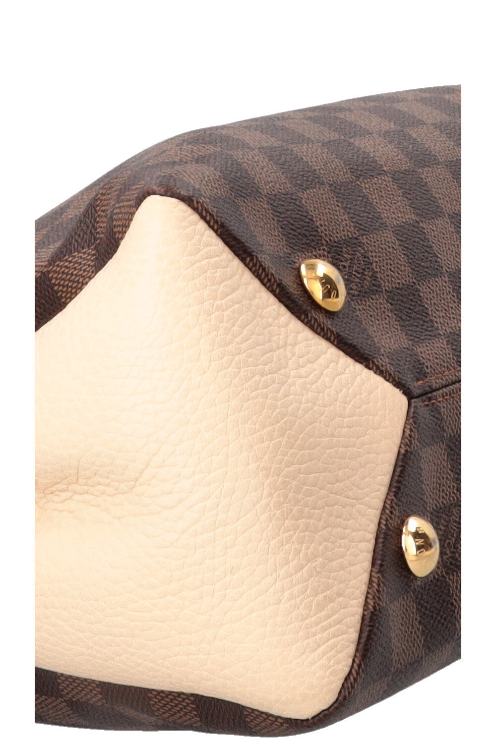LOUIS VUITTON Brittany Satchel Canvas Damier Ebene