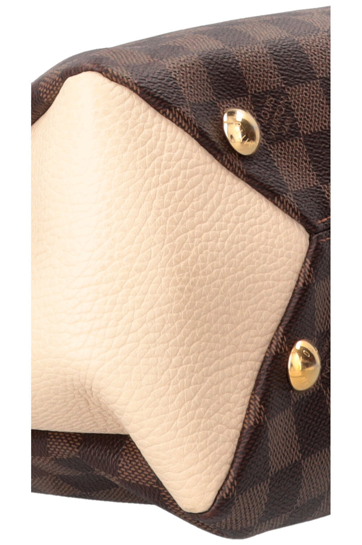 LOUIS VUITTON Brittany Satchel Canvas Damier Ebene