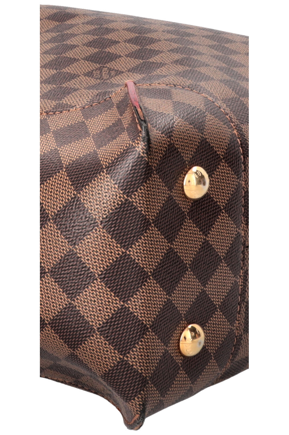 LOUIS VUITTON Caissa Hobo Bag Canvas Damier Ebene