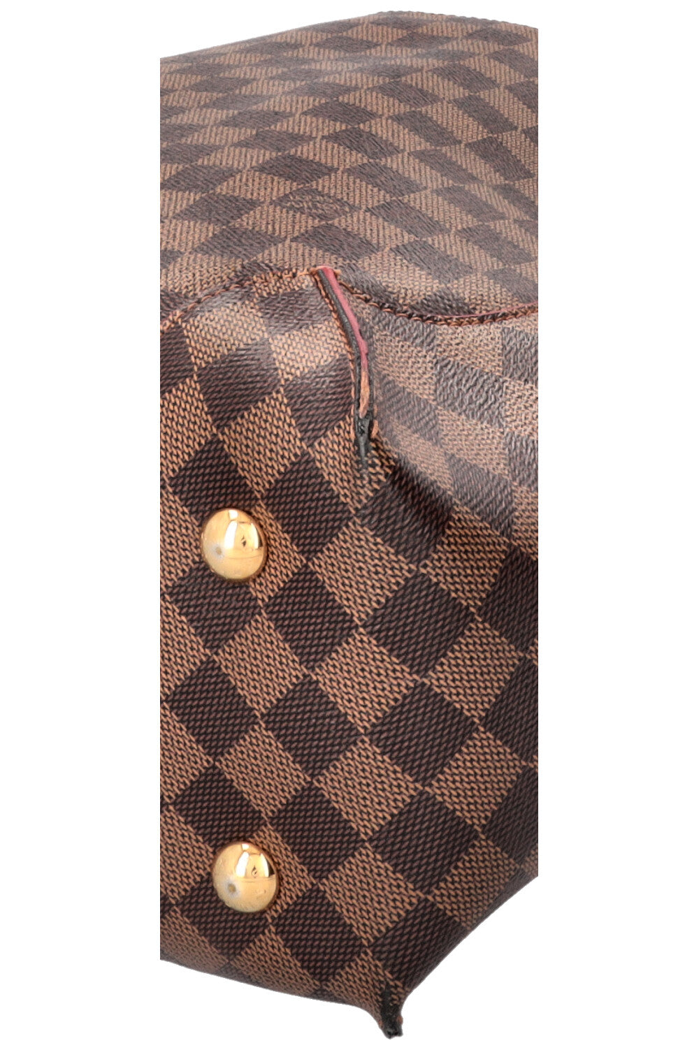LOUIS VUITTON Caissa Hobo Bag Canvas Damier Ebene