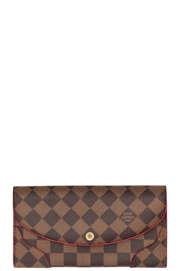 LOUIS VUITTON Caissa Long Wallet Damier Ebene