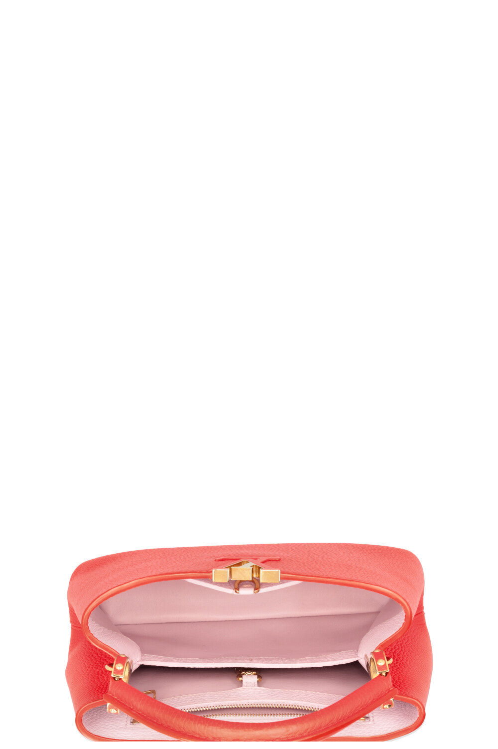 LOUIS VUITTON Capucine BB Cuir Rouge