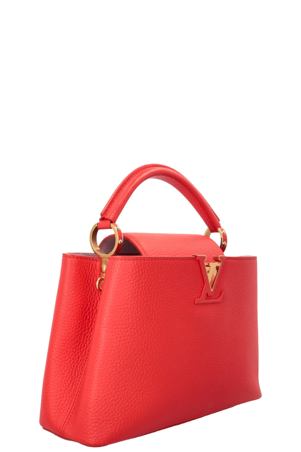 LOUIS VUITTON Capucine BB Cuir Rouge
