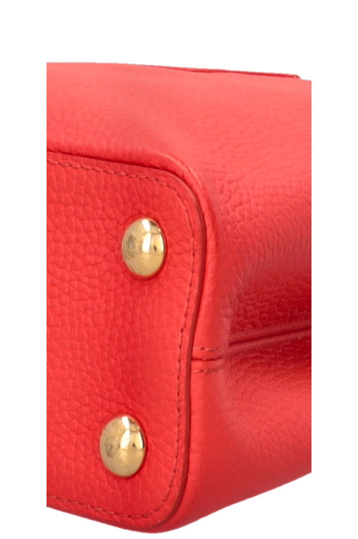 LOUIS VUITTON Capucine BB Cuir Rouge