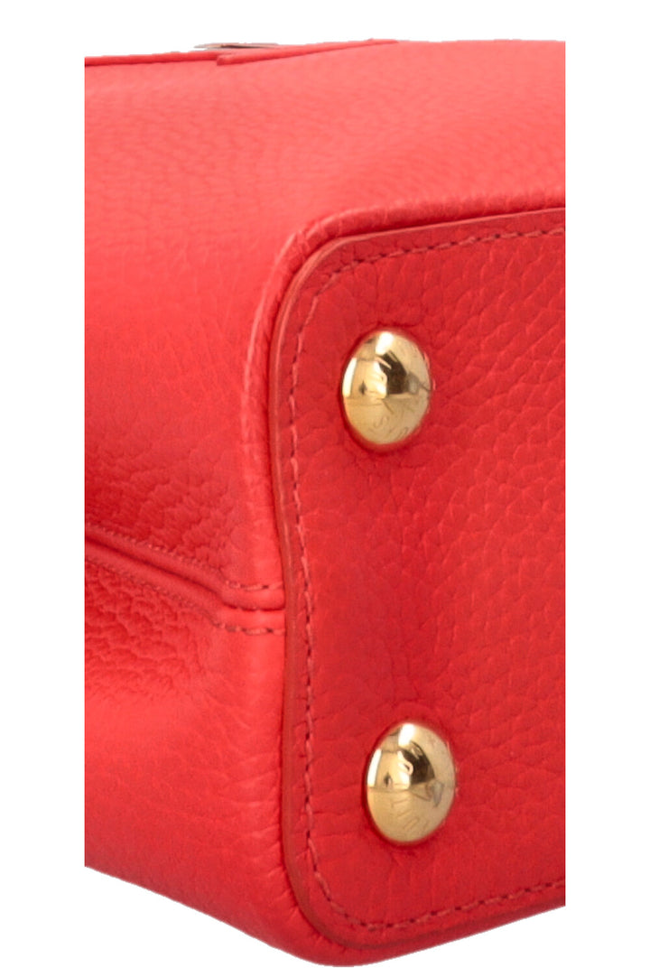 LOUIS VUITTON Capucine BB Cuir Rouge