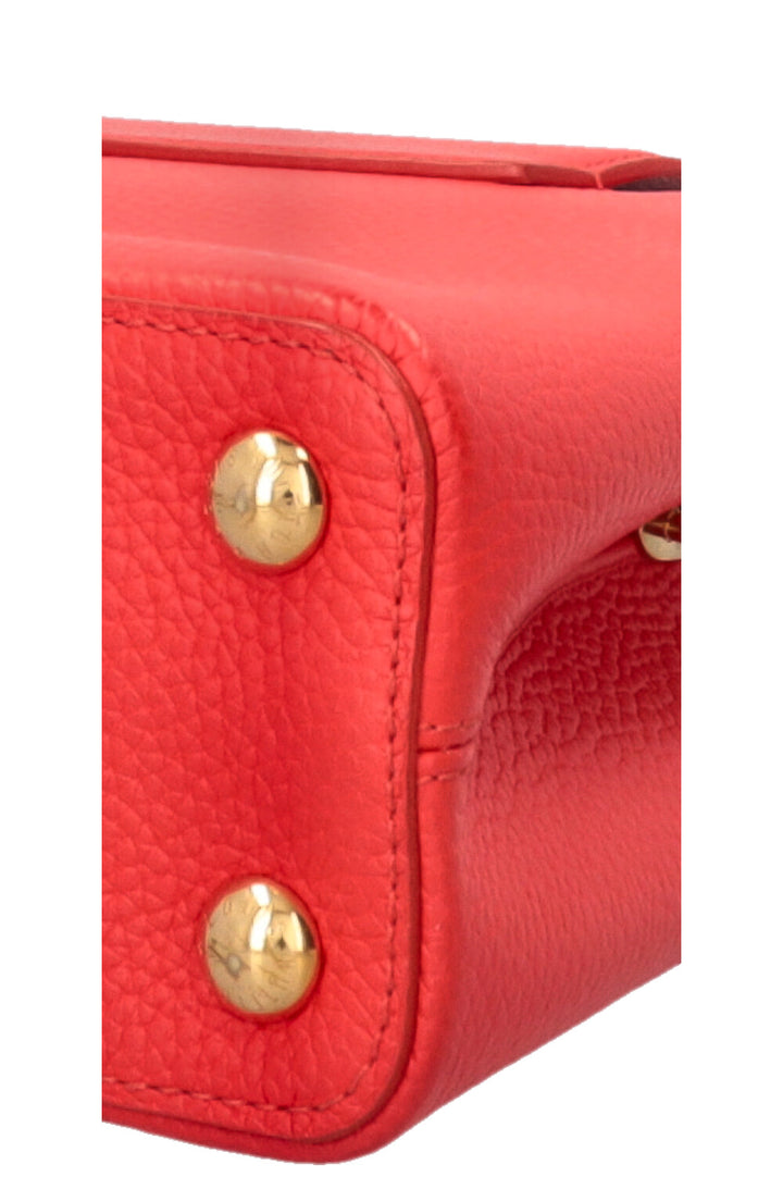 LOUIS VUITTON Capucine BB Cuir Rouge
