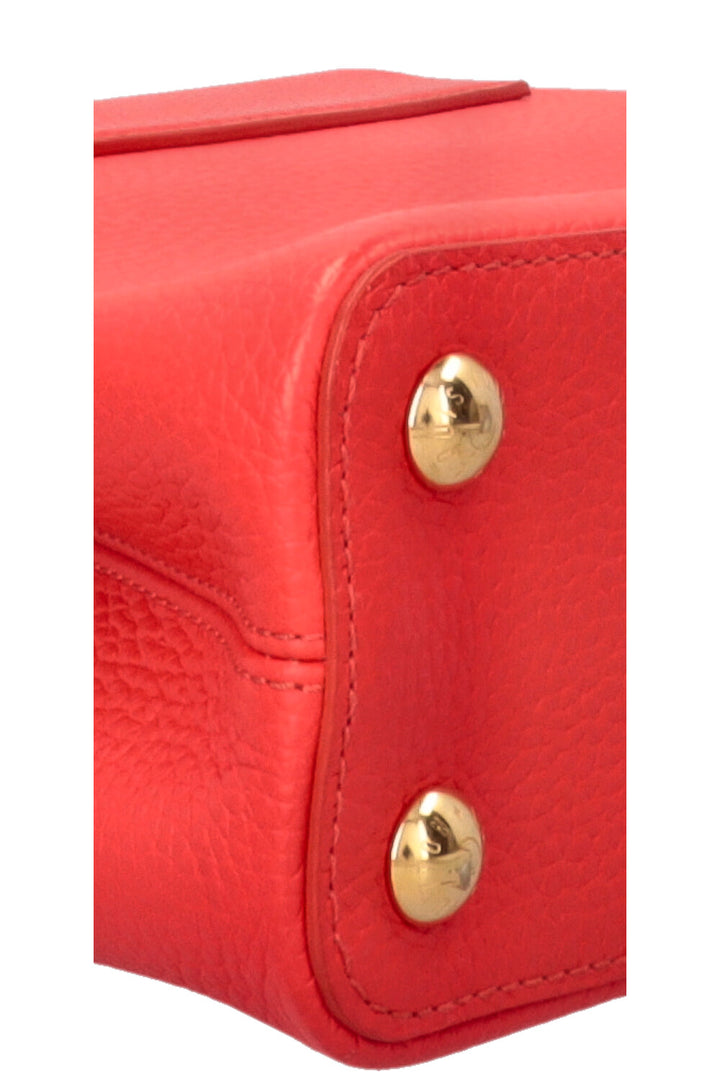 LOUIS VUITTON Capucine BB Cuir Rouge