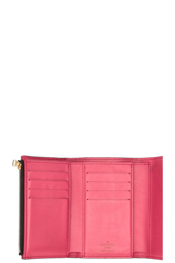 Portefeuille compact Capucines LOUIS VUITTON en cuir noir