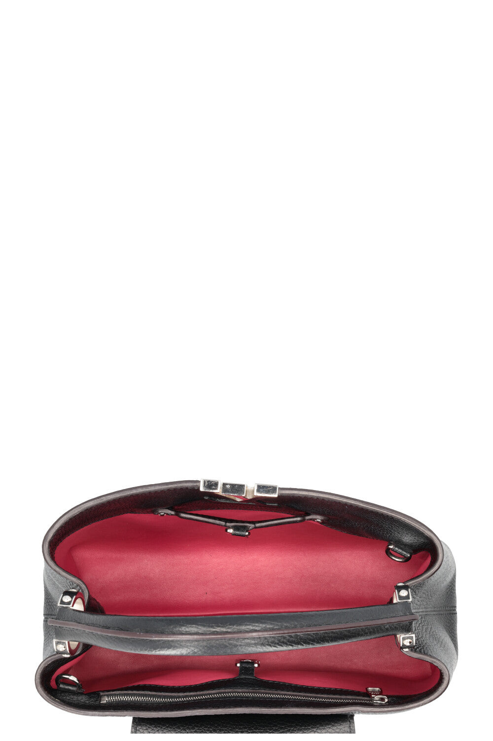LOUIS VUITTON Capucines MM Taurillon Leather Black