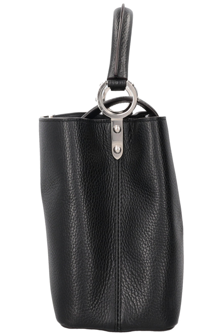 LOUIS VUITTON Capucines MM Taurillon Leather Black