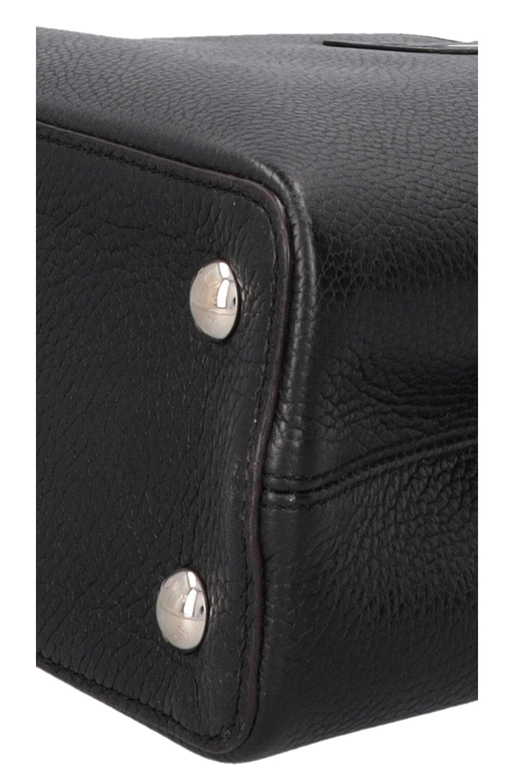 LOUIS VUITTON Capucines MM Taurillon Leather Black