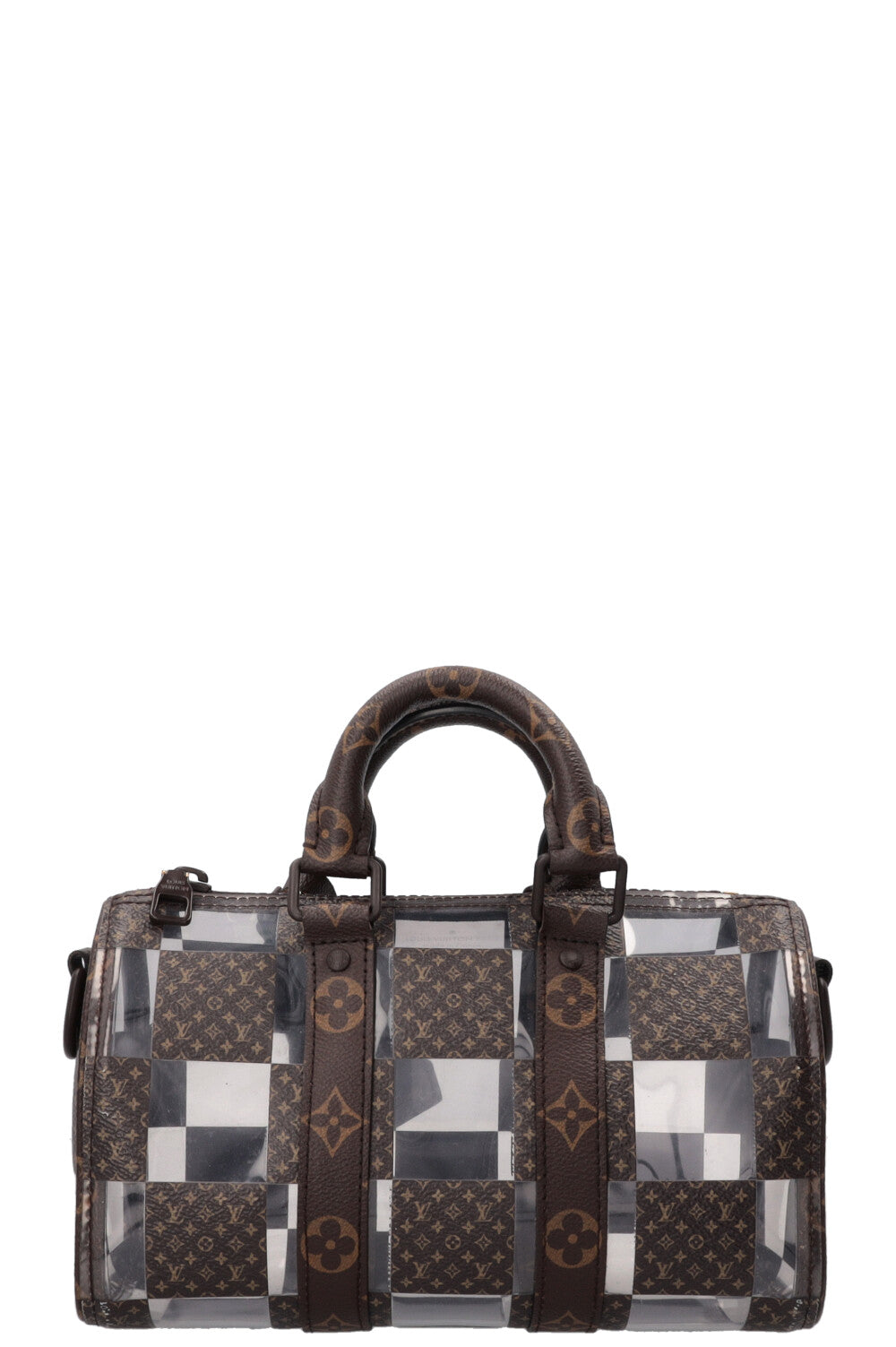 LOUIS VUITTON Chess Keepall 25 MNG PVC Canvas