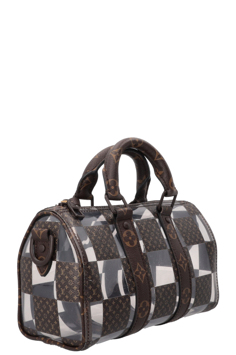 LOUIS VUITTON Chess Keepall 25 MNG PVC Canvas
