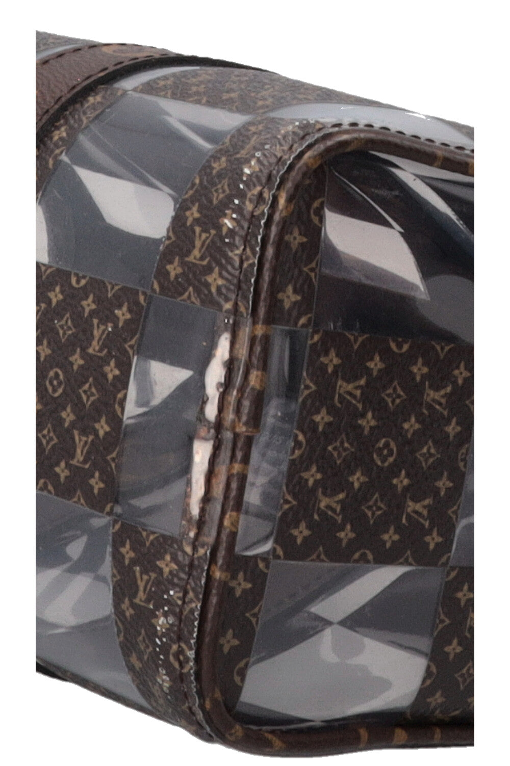 LOUIS VUITTON Chess Keepall 25 MNG PVC Canvas