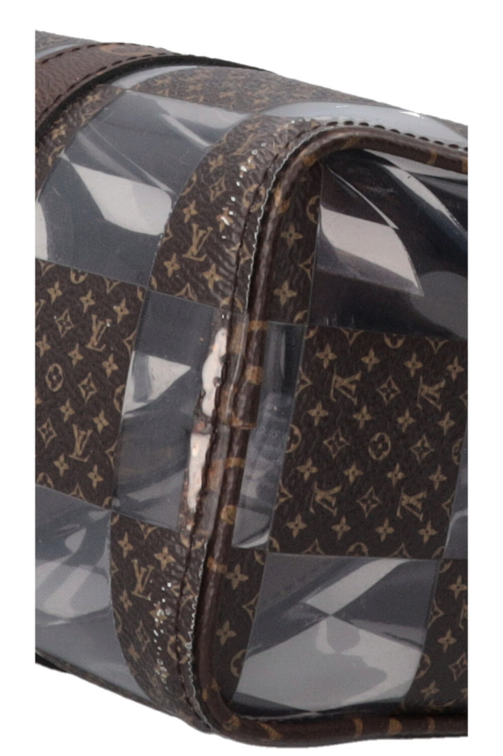 LOUIS VUITTON Chess Keepall 25 MNG PVC Canvas