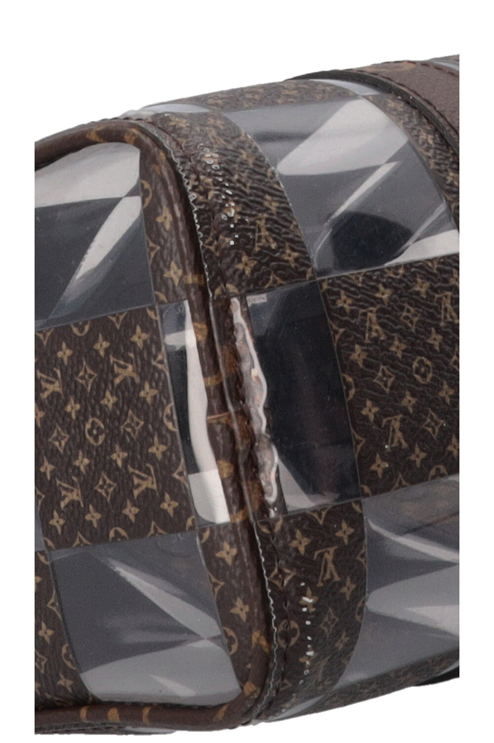 LOUIS VUITTON Chess Keepall 25 MNG PVC Canvas