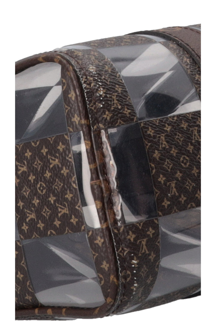 LOUIS VUITTON Chess Keepall 25 MNG PVC Canvas