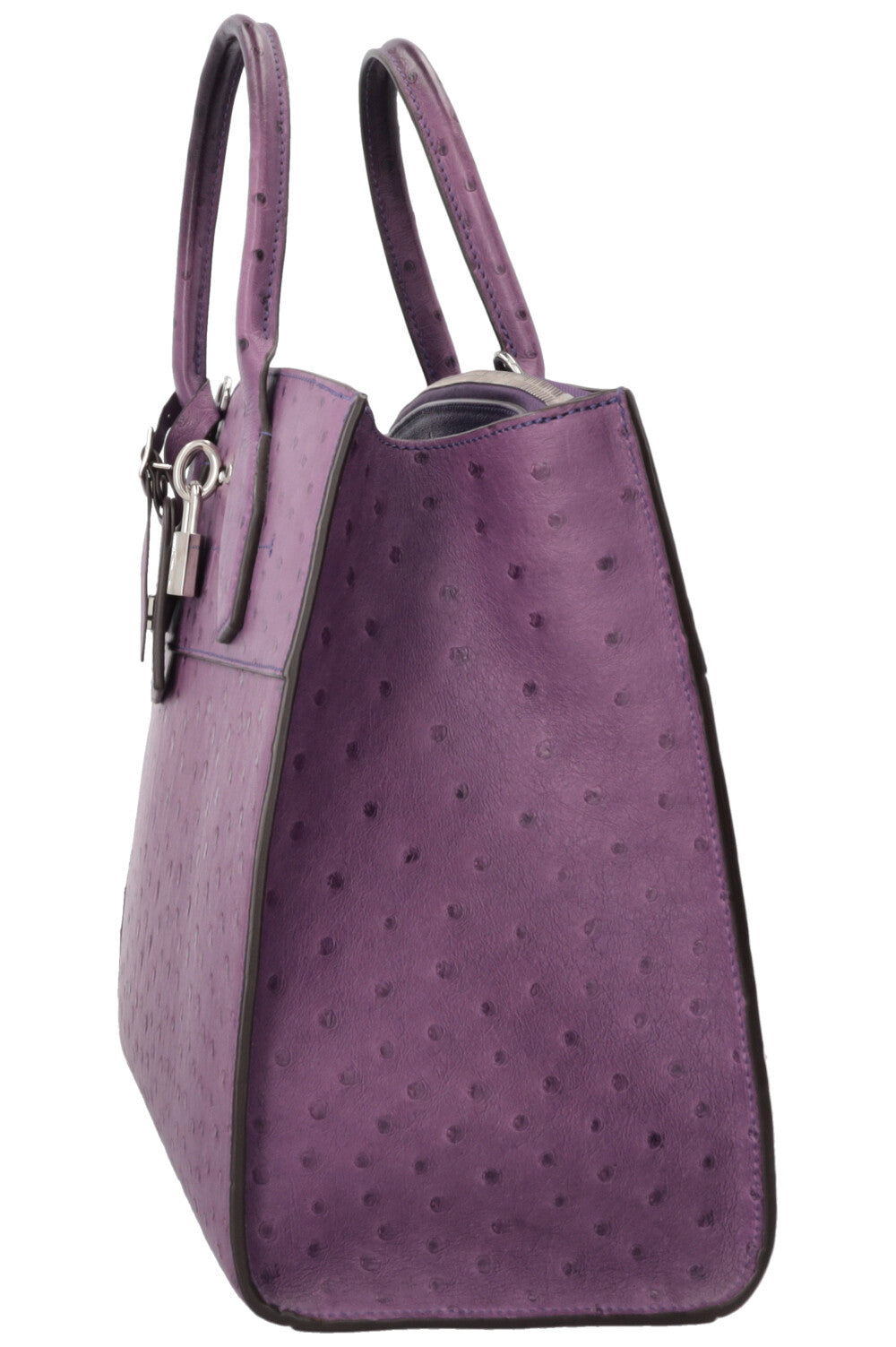 LOUIS VUITTON City Steamer PM Bag Ostrich Purple