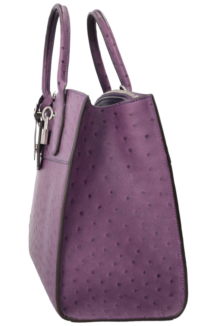 LOUIS VUITTON City Steamer PM Bag Ostrich Purple
