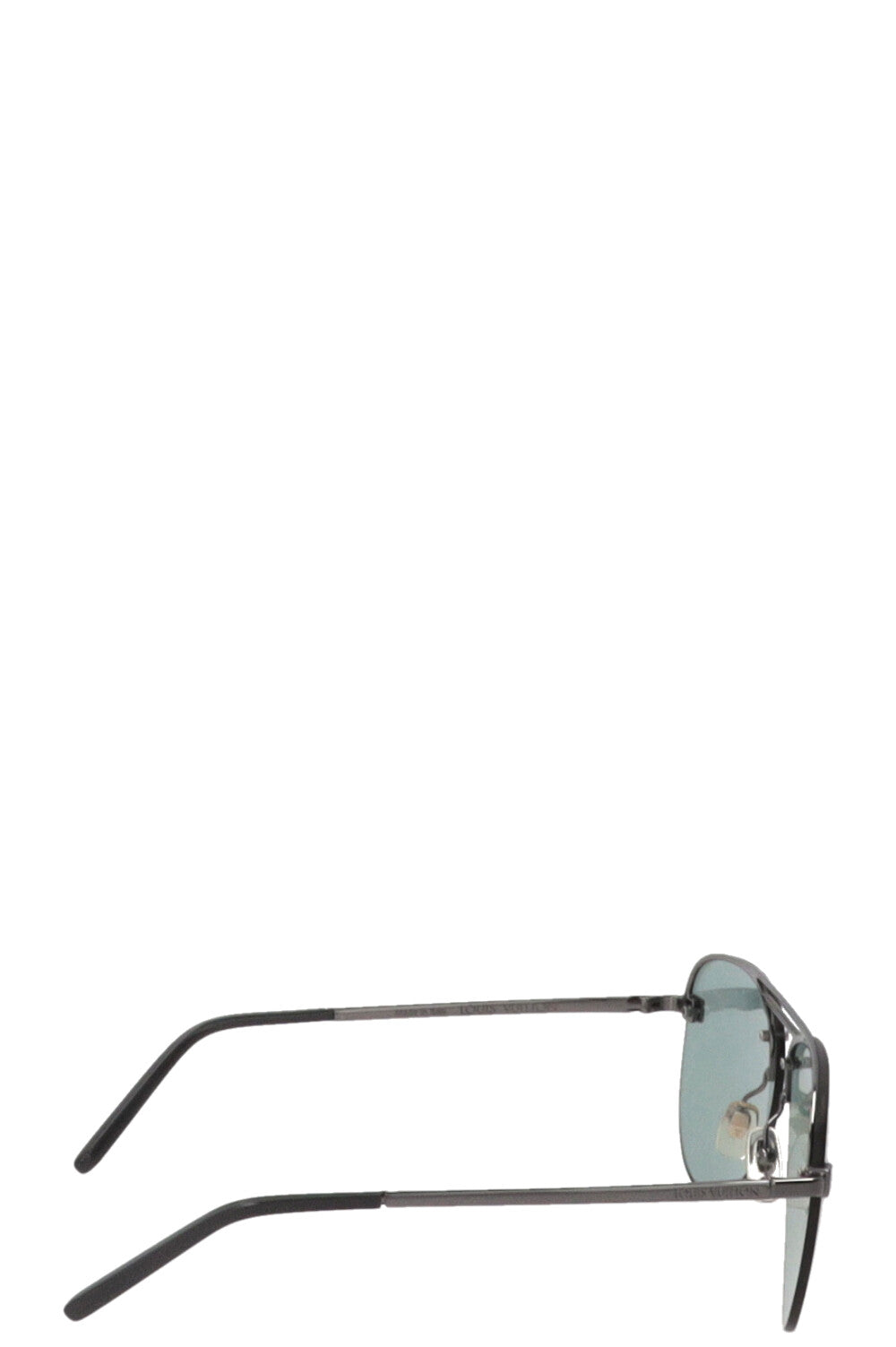 LOUIS VUITTON Clockwise Sunglasses Z1184W Metal Blue