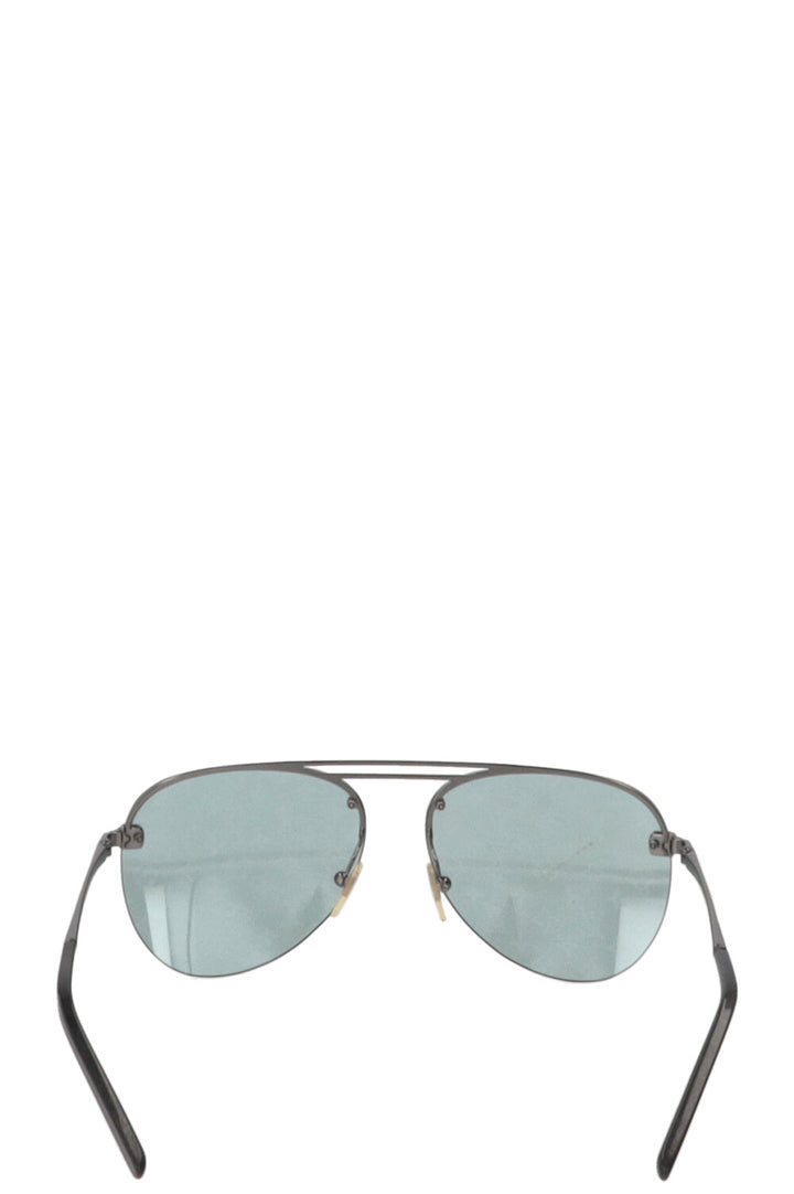 LOUIS VUITTON Clockwise Sunglasses Z1184W Metal Blue