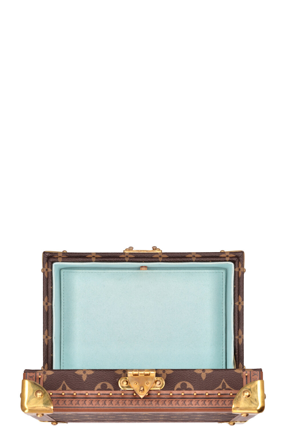 LOUIS VUITTON Coffret Trésor 24 MNG Canvas Bleu Lagon