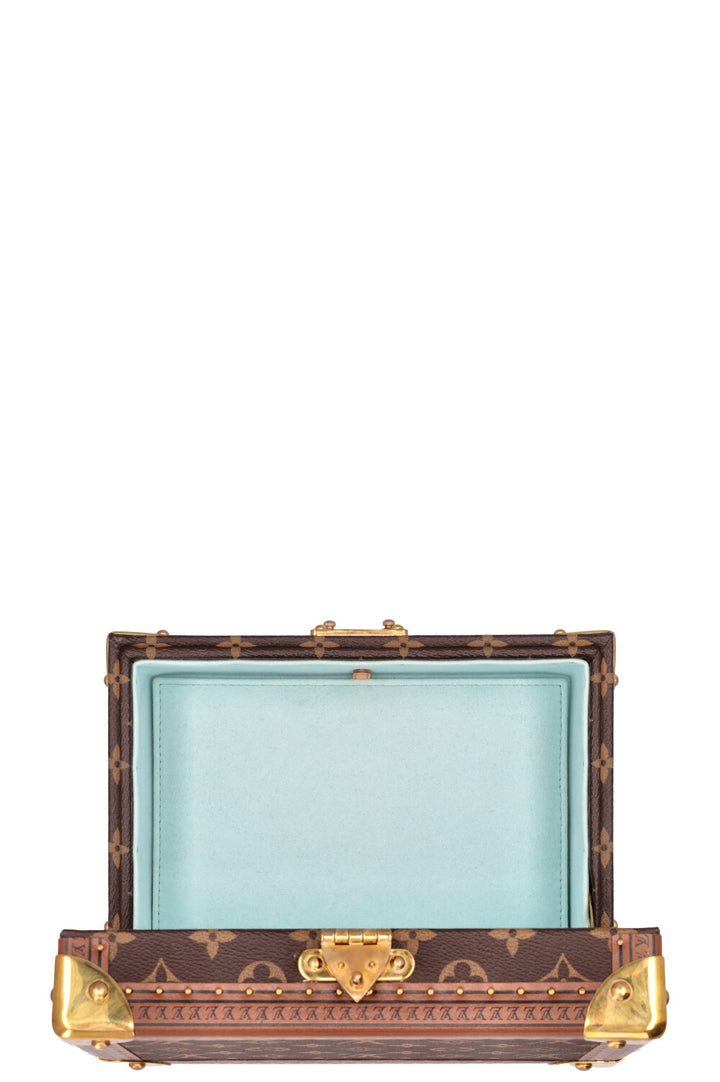 LOUIS VUITTON Coffret Trésor 24 MNG Canvas Bleu Lagon