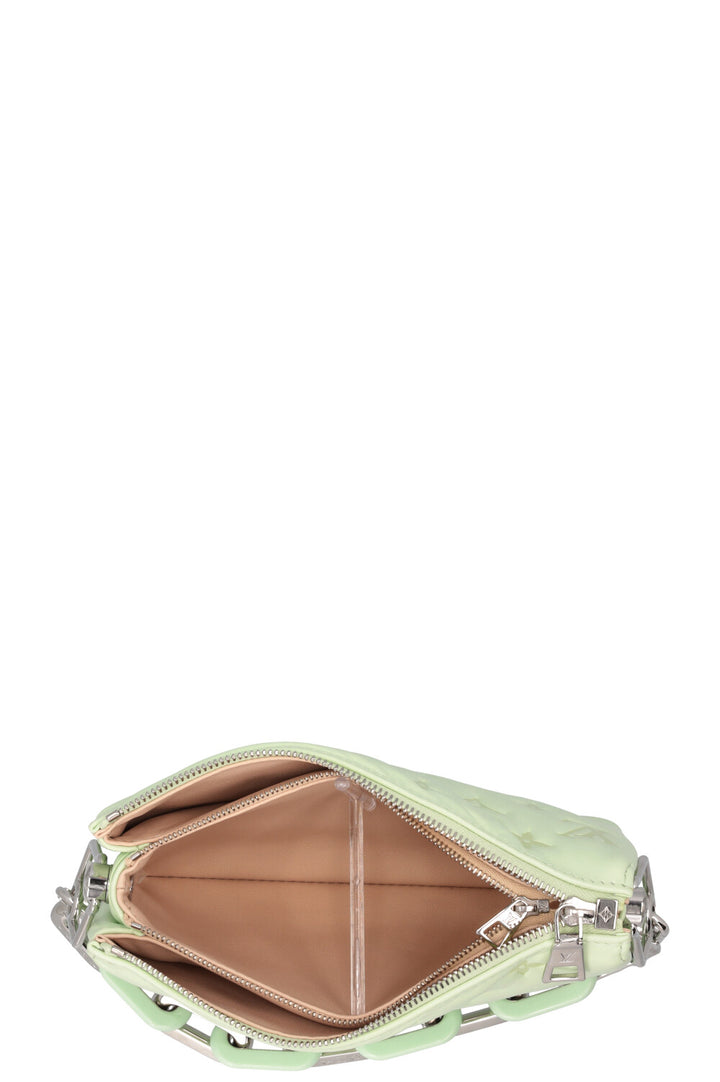 LOUIS VUITTON Coussin BB Shoulder Bag Leather Mint
