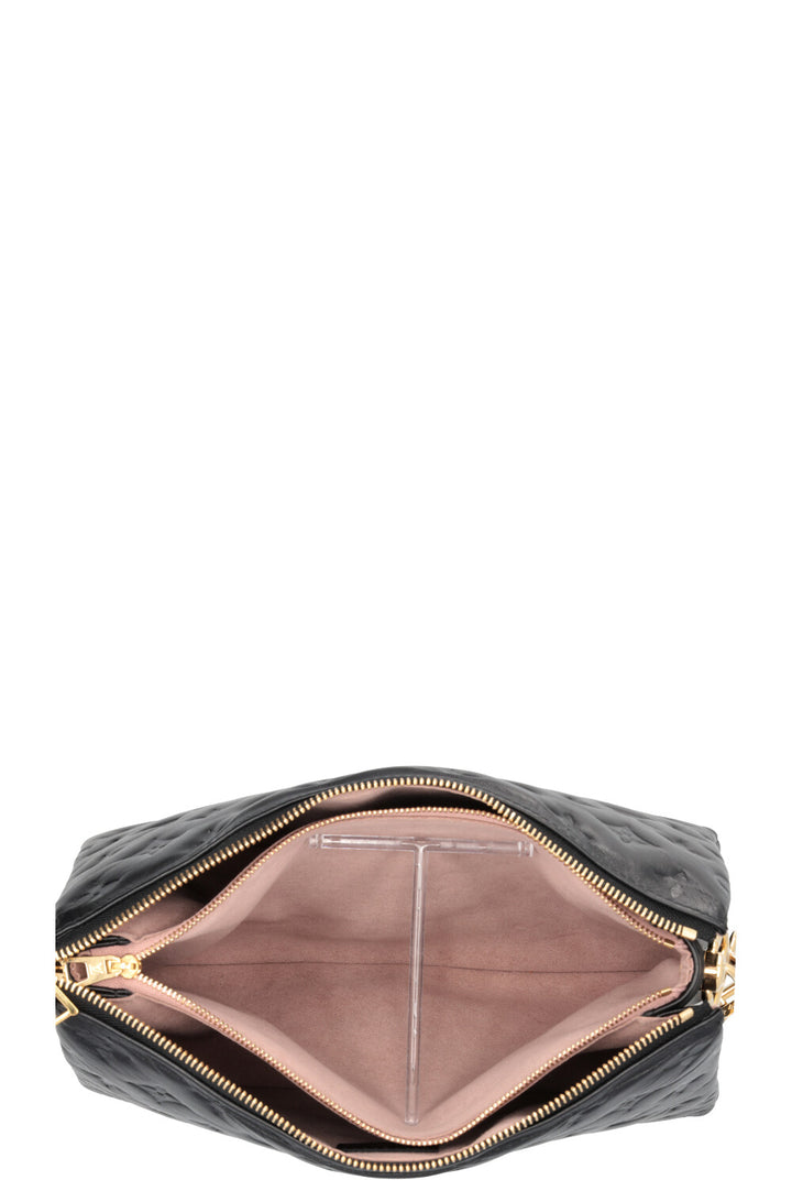 LOUIS VUITTON Coussin Bag PM Leather Black