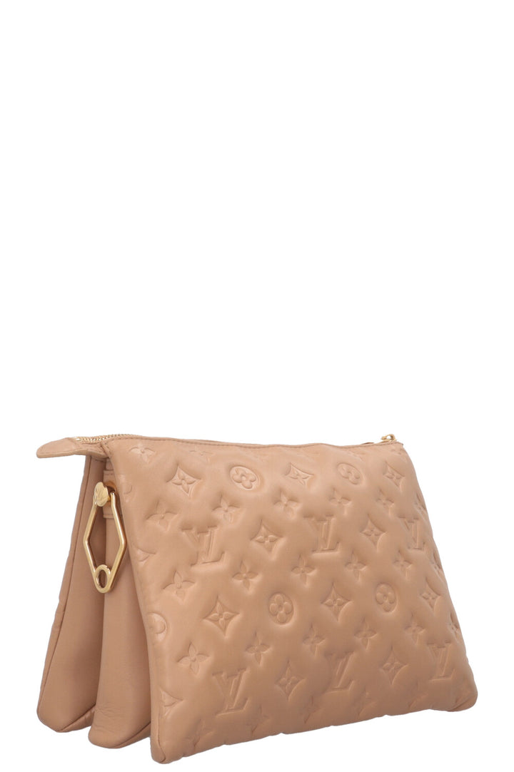 LOUIS VUITTON Coussin PM Leather Beige