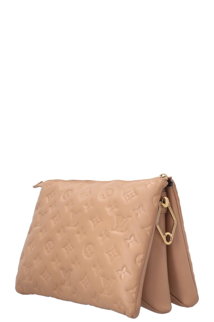 LOUIS VUITTON Coussin PM Leather Beige