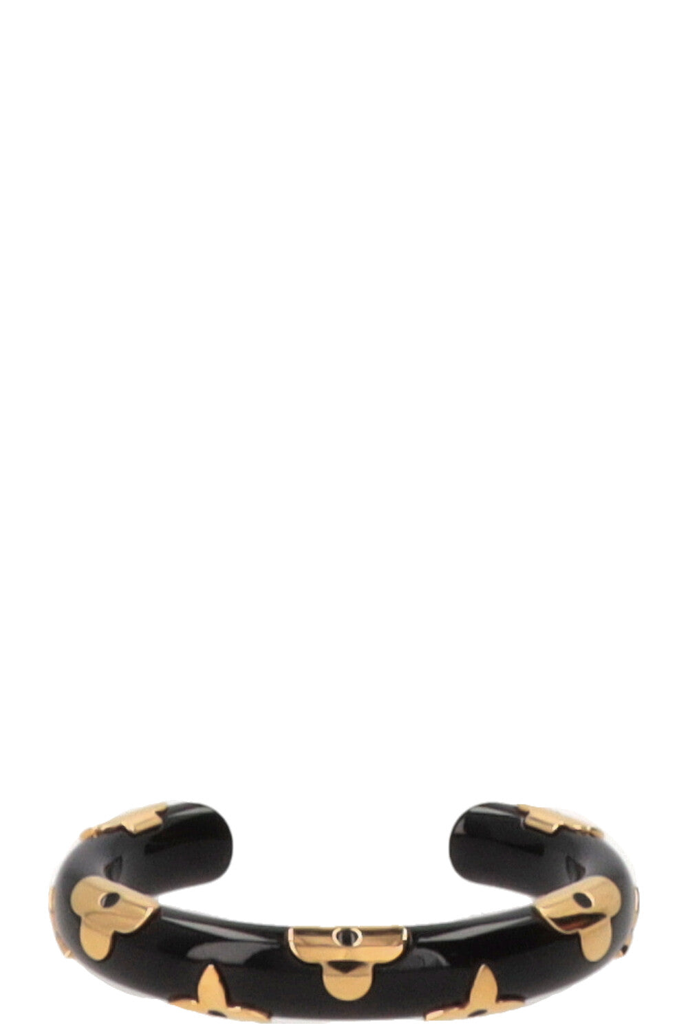LOUIS VUITTON Bracelet Daily Monogram Noir Doré