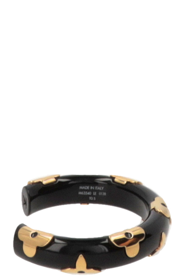 LOUIS VUITTON Bracelet Daily Monogram Noir Doré