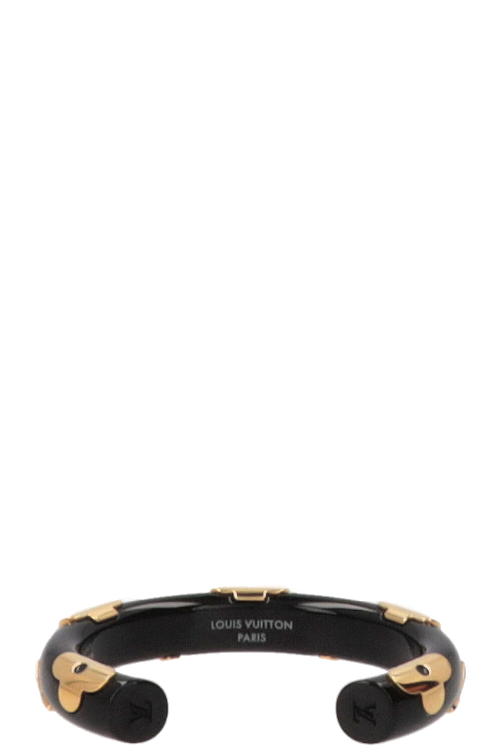 LOUIS VUITTON Bracelet Daily Monogram Noir Doré