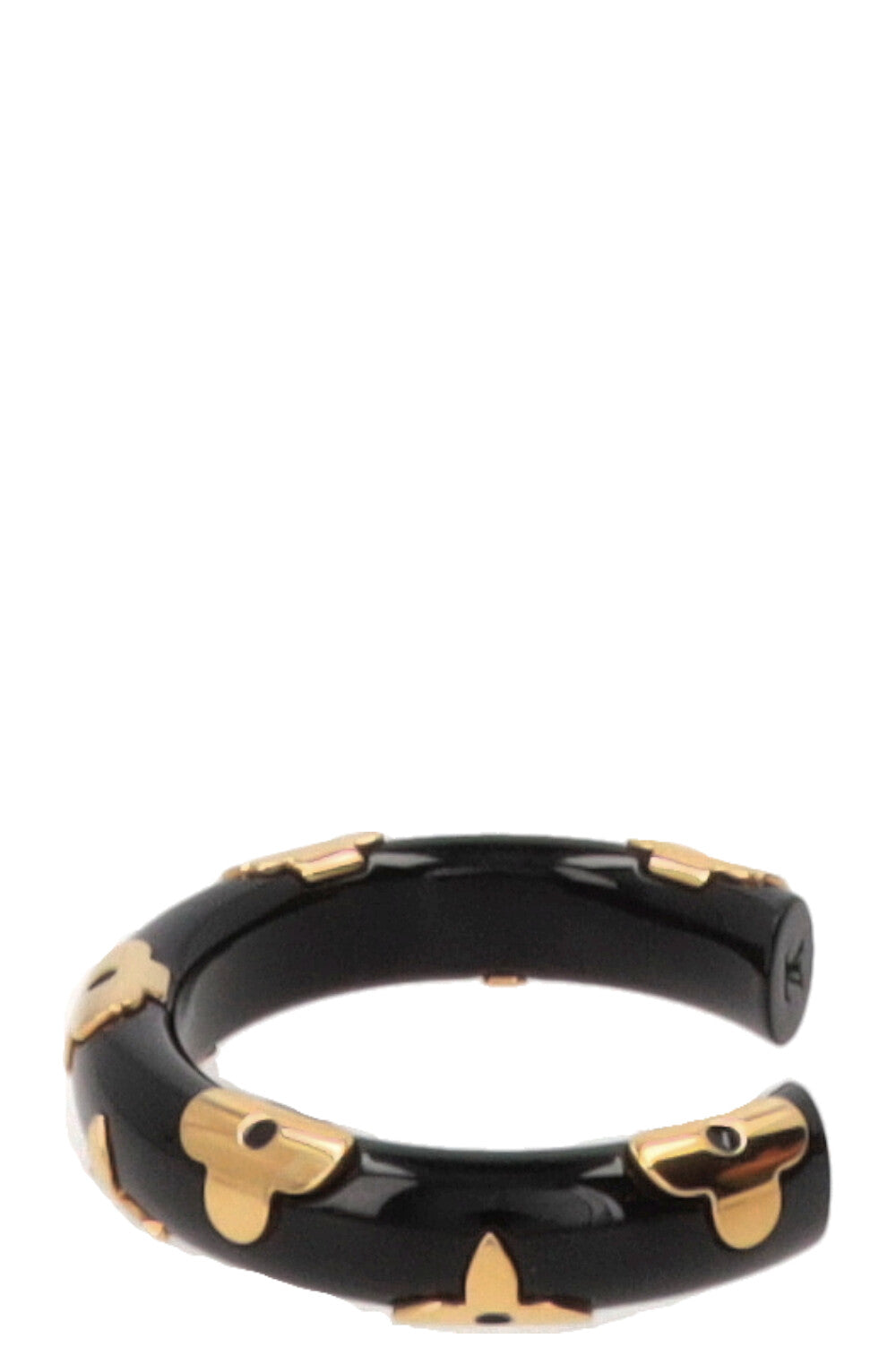 LOUIS VUITTON Bracelet Daily Monogram Noir Doré