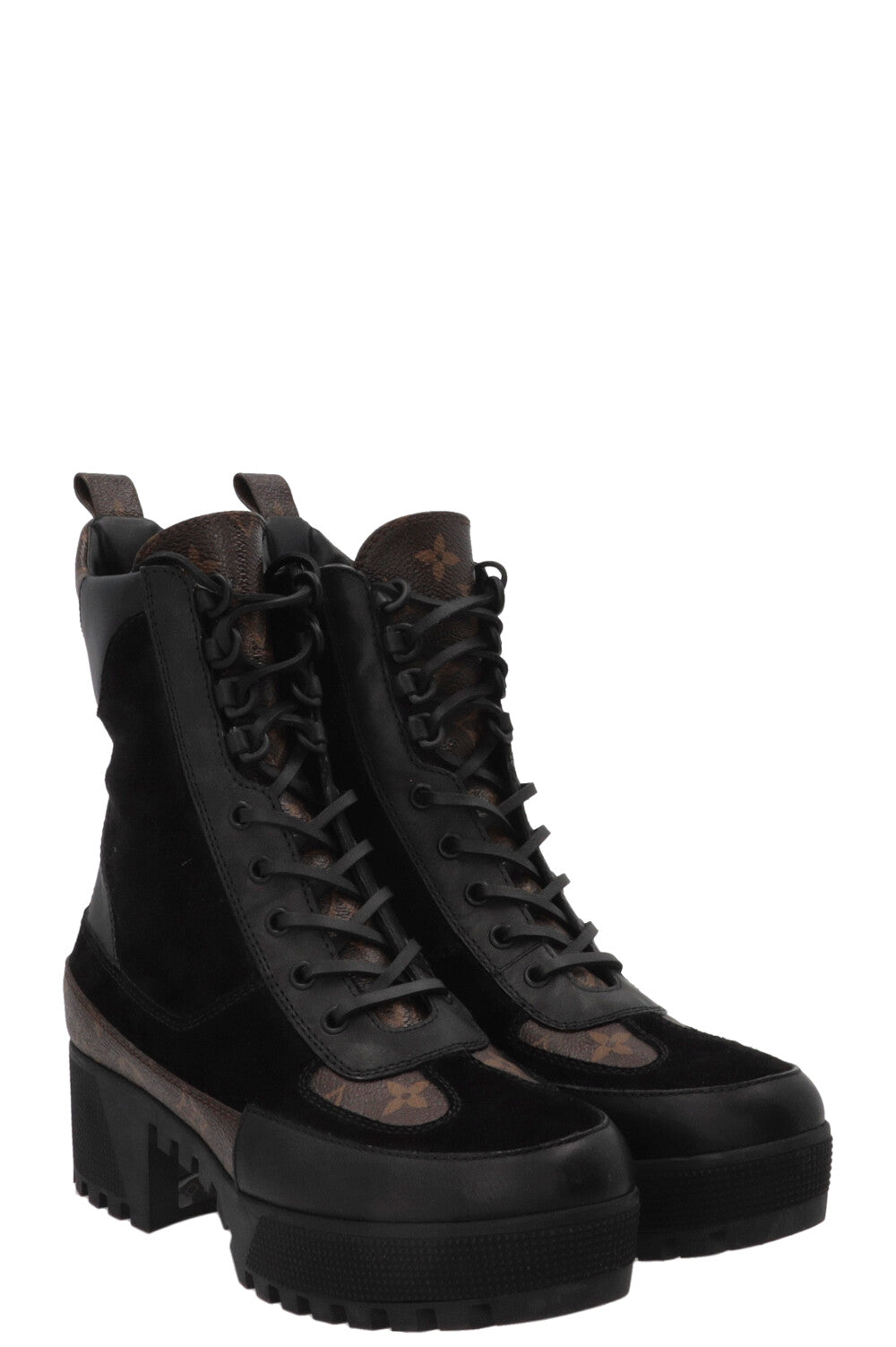 Bottines Desert Laureate LOUIS VUITTON en cuir de veau noir