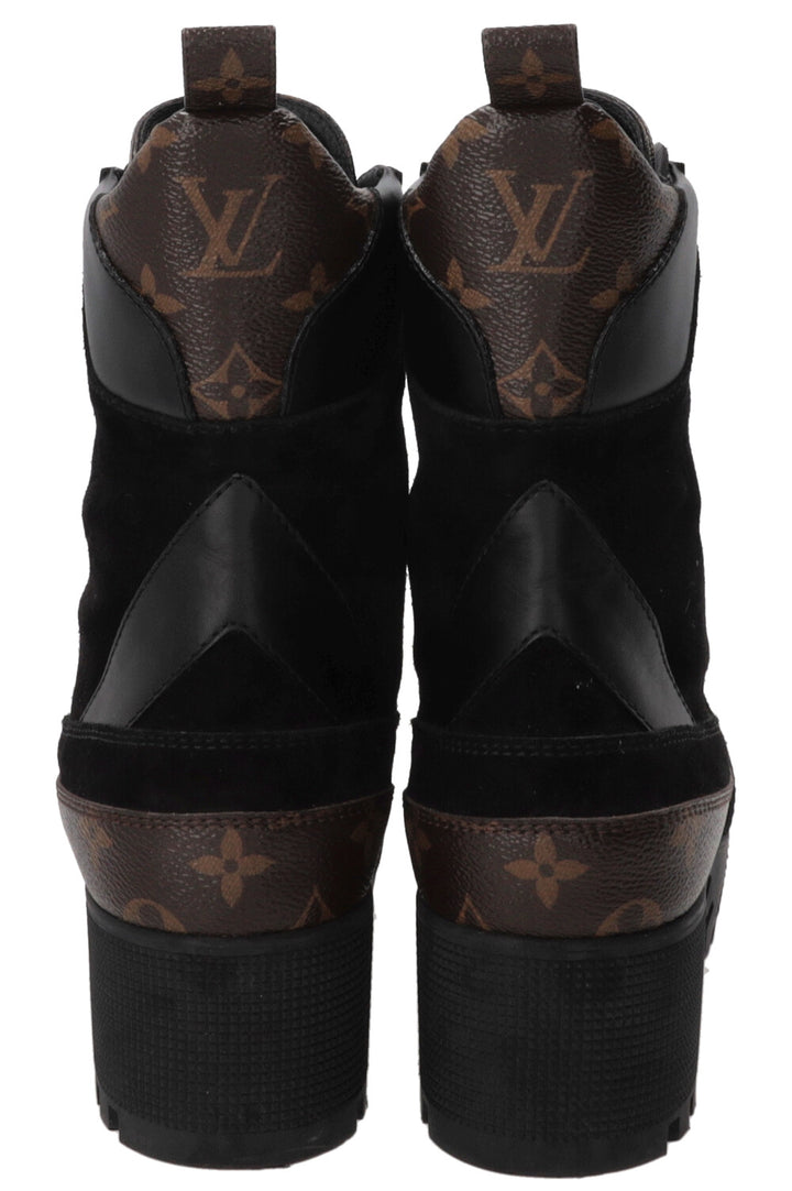 Bottines Desert Laureate LOUIS VUITTON en cuir de veau noir