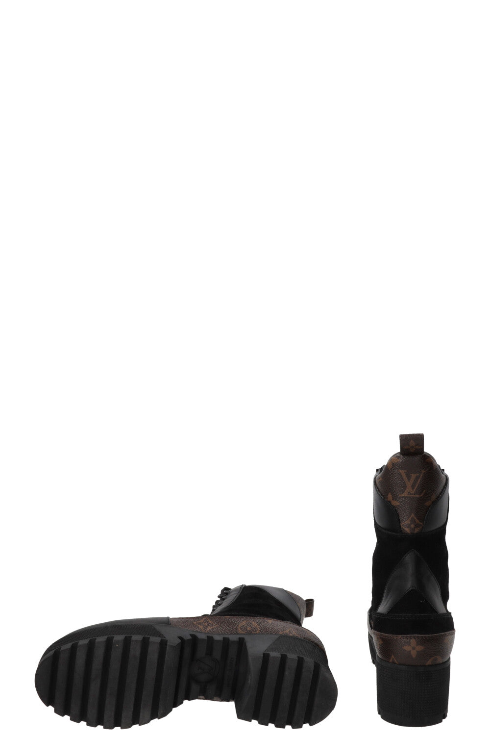 Bottines Desert Laureate LOUIS VUITTON en cuir de veau noir
