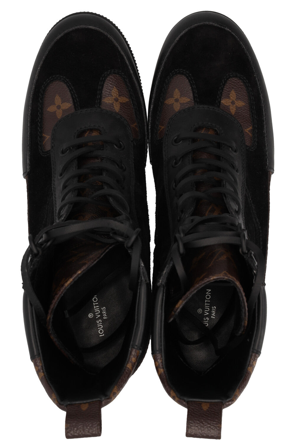 Bottines Desert Laureate LOUIS VUITTON en cuir de veau noir