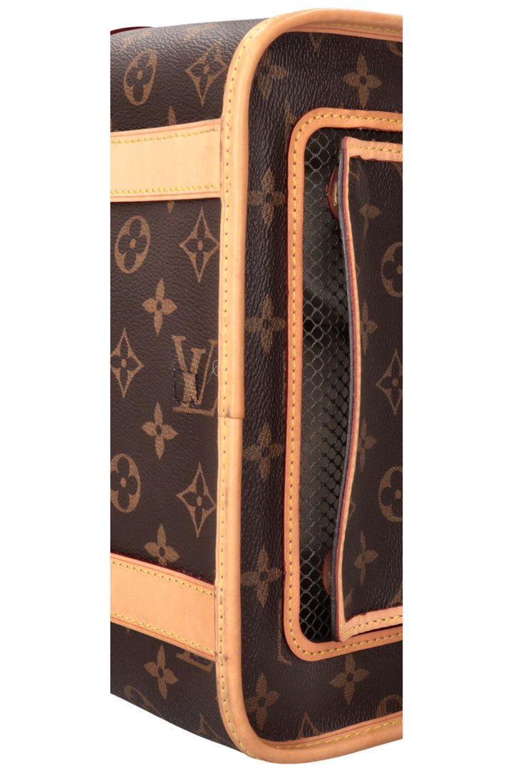 LOUIS VUITTON Dog Bag MNG Canvas