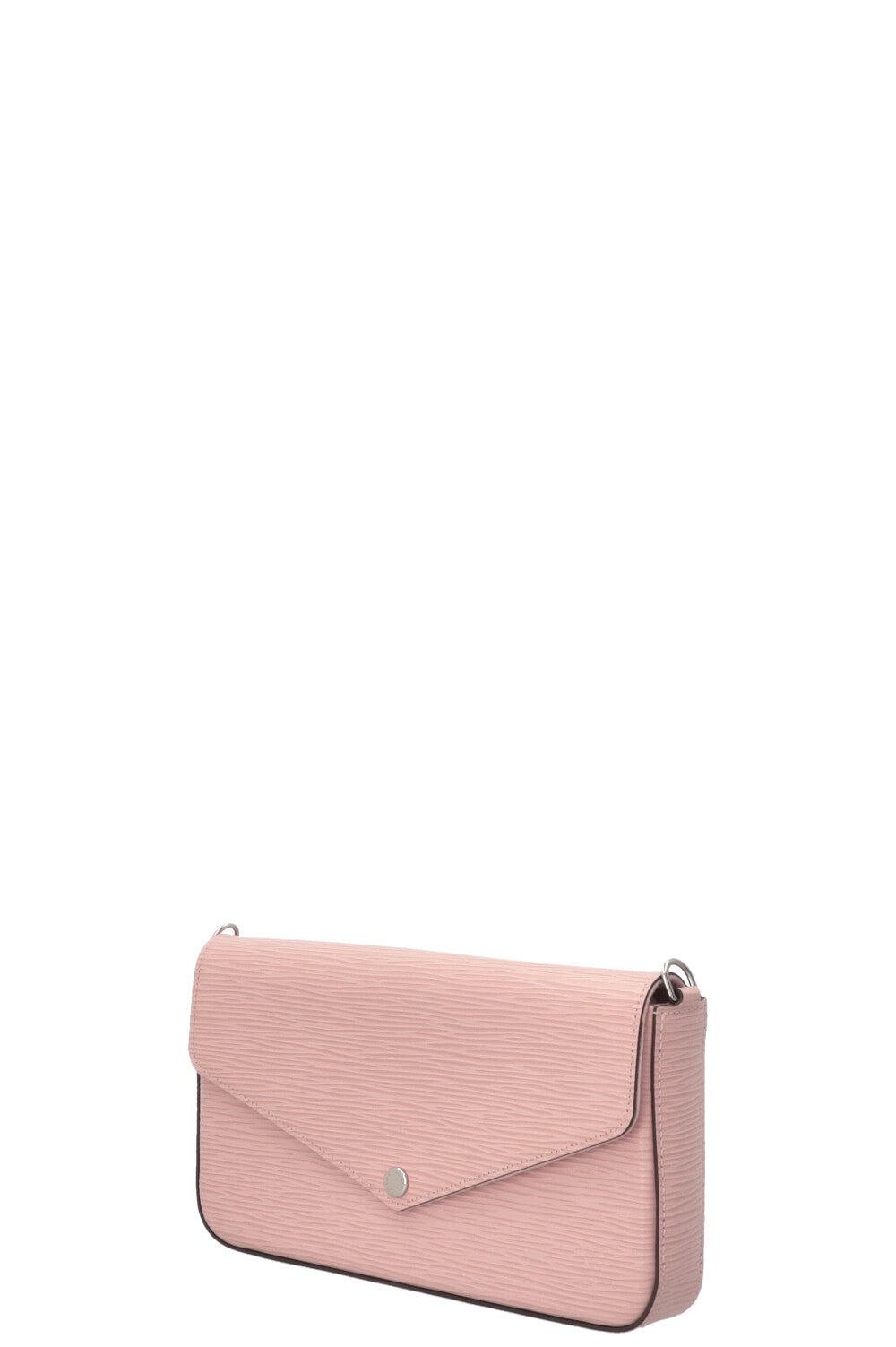 LOUIS VUITTON Felicie Pochette Cuir Epi Rose Ballerine
