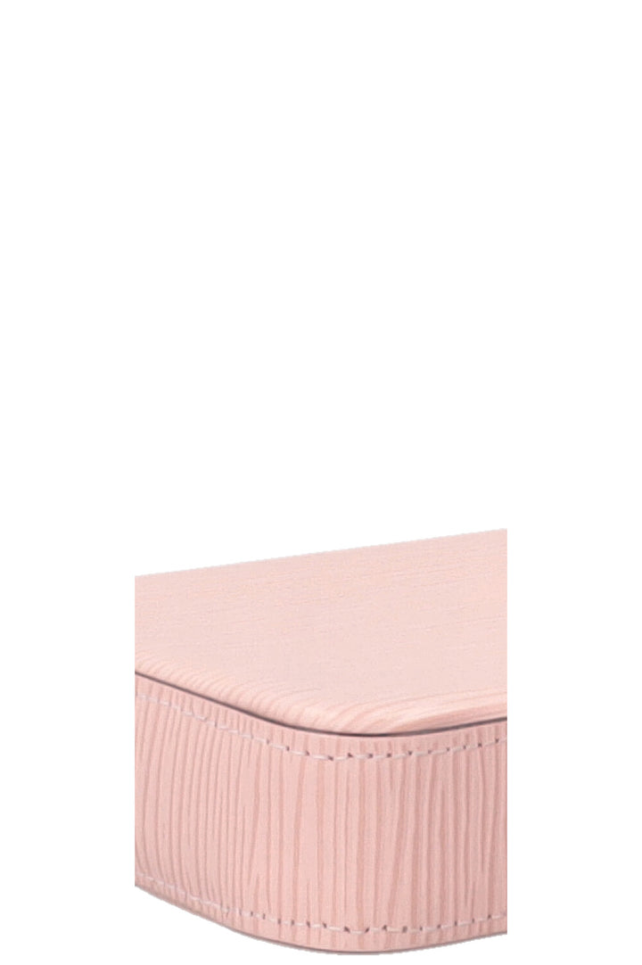 LOUIS VUITTON Felicie Pochette Cuir Epi Rose Ballerine