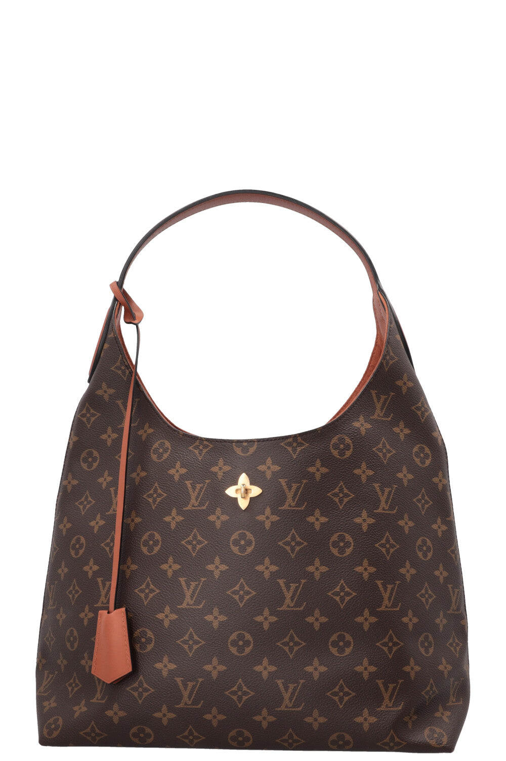 LOUIS VUITTON Sac Hobo Flower MNG Canvas